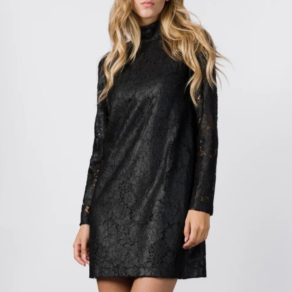 H&M Black Tunic Lace dress/top